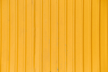 Yellow metal lines background, Metal sheet wall background