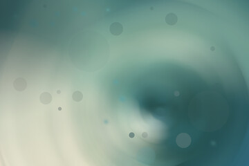 Aesthetic round color gradient on blurred blue background. Calmly colors and lighting in modern design atmospheric abstract vision. 