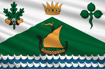 Flag of Dun Laoghaire–Rathdown of Ireland