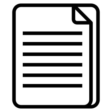 recommend clip art: Papers outline icon