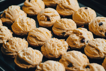 close up of cookies