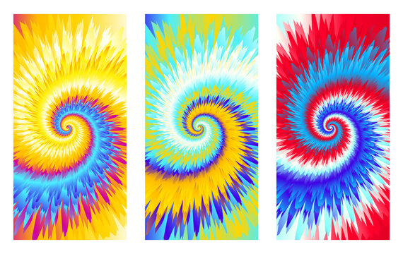 Abstract festive colorful background, Bright multicolor Tie Dye pattern