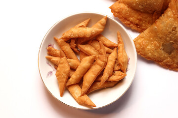 Salty Namak Para is an Indian, Pakistani and Bangladeshi Snack Bakery Food, Which is Crispy and Flaky.