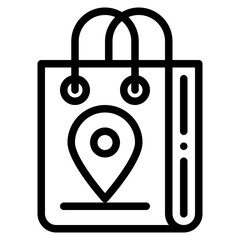 ecommerce outline style icon