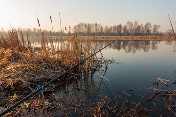 Fishing in early spring