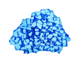 Fototapeta premium Shattered glass pattern macro shot