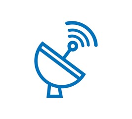 Radio antenna icon. Radio antenna design concept from Communication collection. Simple element vector illustration on white background.