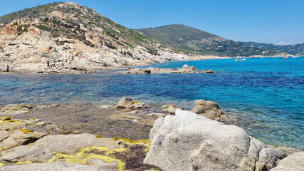 Beach in the Taillat Cape near Saint-Tropez, South of France