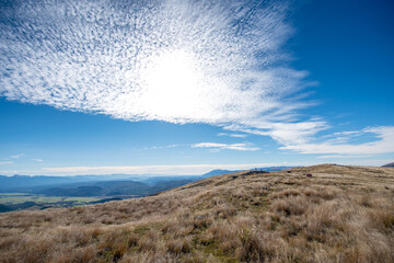 Angelus Hut tracks and routes on Nelson Lakes National Park, New Zealand