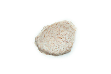 Skin care scrub isolated on white background