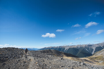 Angelus Hut tracks and routes on Nelson Lakes National Park, New Zealand