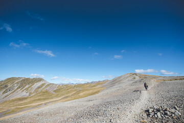 Angelus Hut tracks and routes on Nelson Lakes National Park, New Zealand