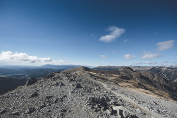 Angelus Hut tracks and routes on Nelson Lakes National Park, New Zealand