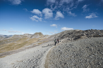 Angelus Hut tracks and routes on Nelson Lakes National Park, New Zealand