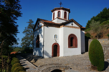 Church of Saint Athanasius near Saint Naum Monastery complex, North Macedonia.