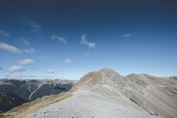 Angelus Hut tracks and routes on Nelson Lakes National Park, New Zealand