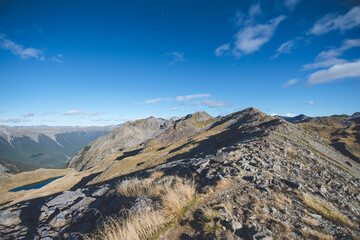 Angelus Hut tracks and routes on Nelson Lakes National Park, New Zealand