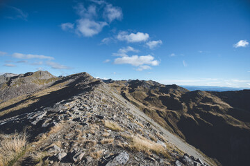 Angelus Hut tracks and routes on Nelson Lakes National Park, New Zealand