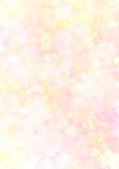 幻想的なピンクのふわふわ水彩テクスチャ背景