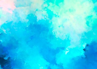 幻想的な深海のグラデーションのテクスチャ背景
