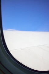 view from airplane window