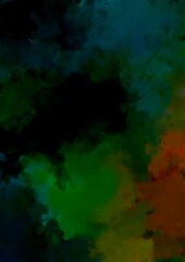 幻想的な黄緑の水彩テクスチャ背景