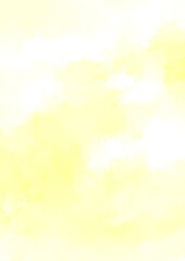 幻想的な黄色の淡い水彩テクスチャ背景