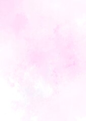 幻想的なピンクのふんふわ水彩テクスチャ背景
