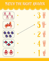 Math count number worksheet