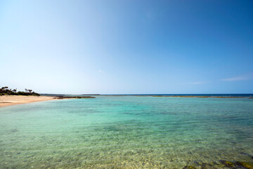 鹿児島県　徳之島の天城町与名間ビーチ