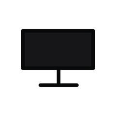 Computer screen icon. Electronics icon. Vector illustration.
