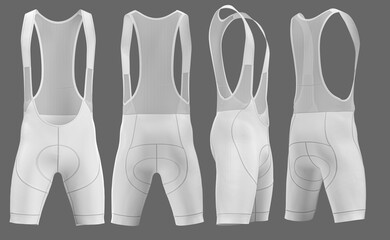 3D rendered Bib shorts