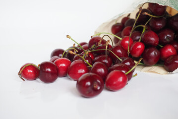 Obraz na płótnie Canvas sweet cherry fruit food