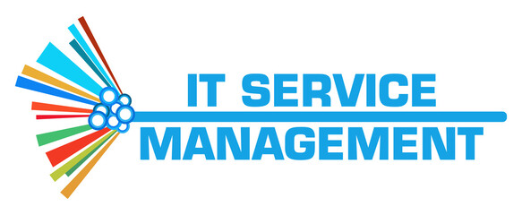 IT Service Management Colorful Graphical Bar 