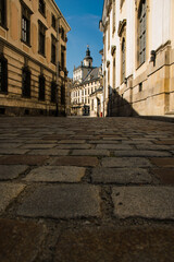 Obraz premium street in the town