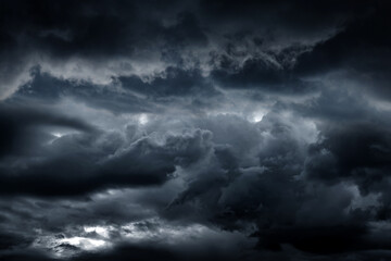 Naklejka na ściany i meble Dark Storm Clouds