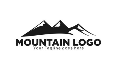 Adventure mountain illustration vector logo