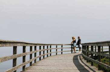 Paseo en Playa de las Catedrales, Galicia España 