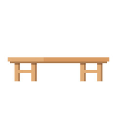 Table vector. Table on white background.