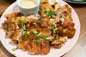 sliced roast chicken