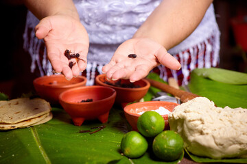 person preparing food