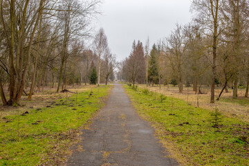 Lutsk Public Central park in 2013. Retro soviet legacy photo. Those views changed dramatically now.