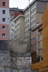 Urbanscape in the city of Bilbao