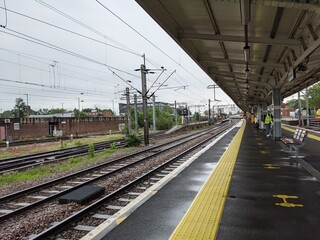 Colchester railway station in Essex, England