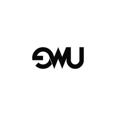 ewu letter original monogram logo design