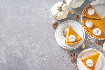Traditional Autumn Pumpkin Pie