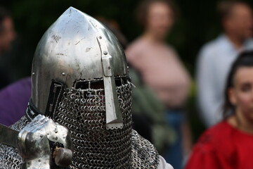 medieval knight with sword