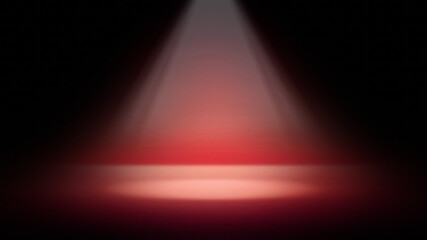 Spotlight on Empty Studio Floor, Professional Stage Background for Product Display.