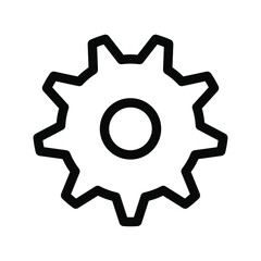 Illustration Vector graphic of  Gear icon