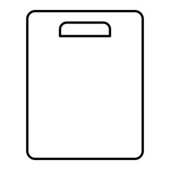  Vector Cutting Board Outline Icon Design